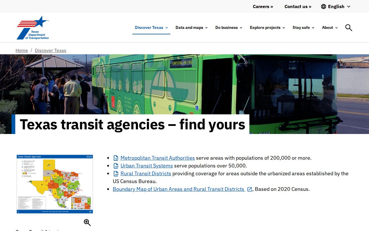 TxDOT Find a Ride information for rural transportation serving Carson County
